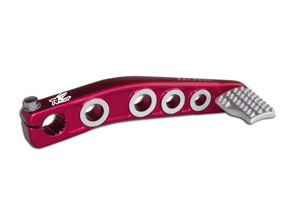 Pedala Pornire Yamaha Mbk Peugeot rosu 4 Pedala moto "Holes"Yamaha Mbk/Peugeot rossa-0