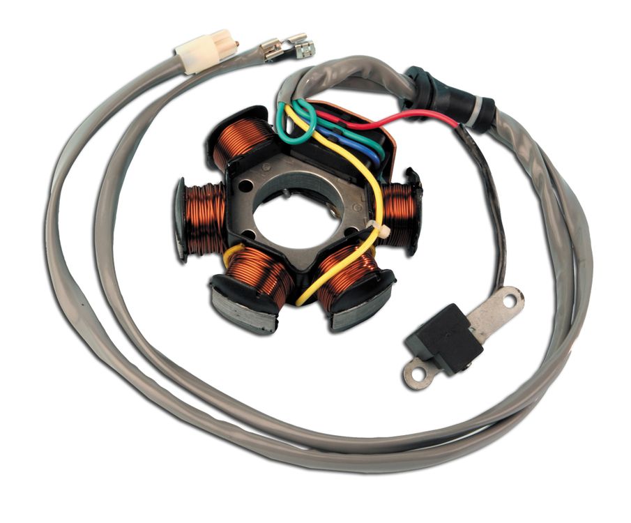 Stator Piaggio Gilera 49cc 2T 4 Magnetou Piaggio /Gilera -0