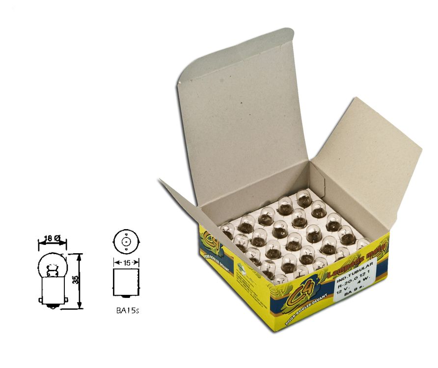 Bec standard 12V 10W Ba15s-0