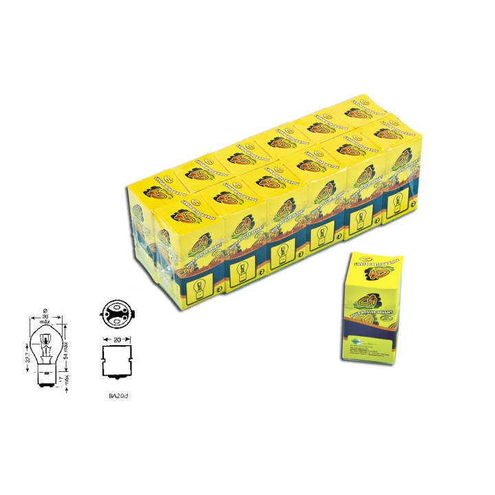 Bec standard 12V 25/25W Ba20d-0