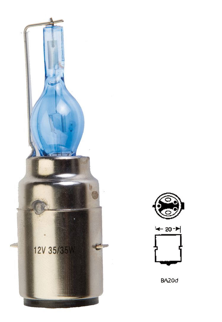 Bec Xenon 12V 35/35W blu-0