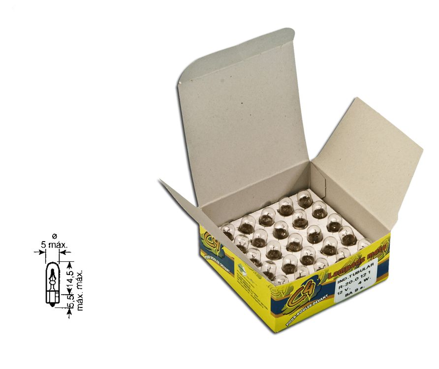 Bec standard 12V 1,2W T-5-0