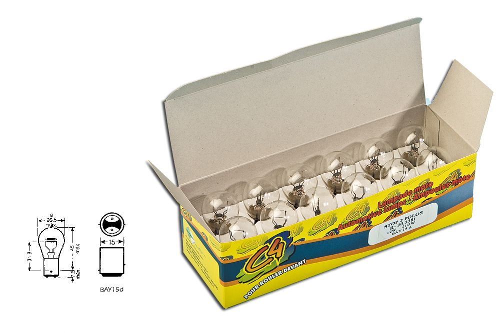 Becuri standard 12V 21/5W Bay15d-0