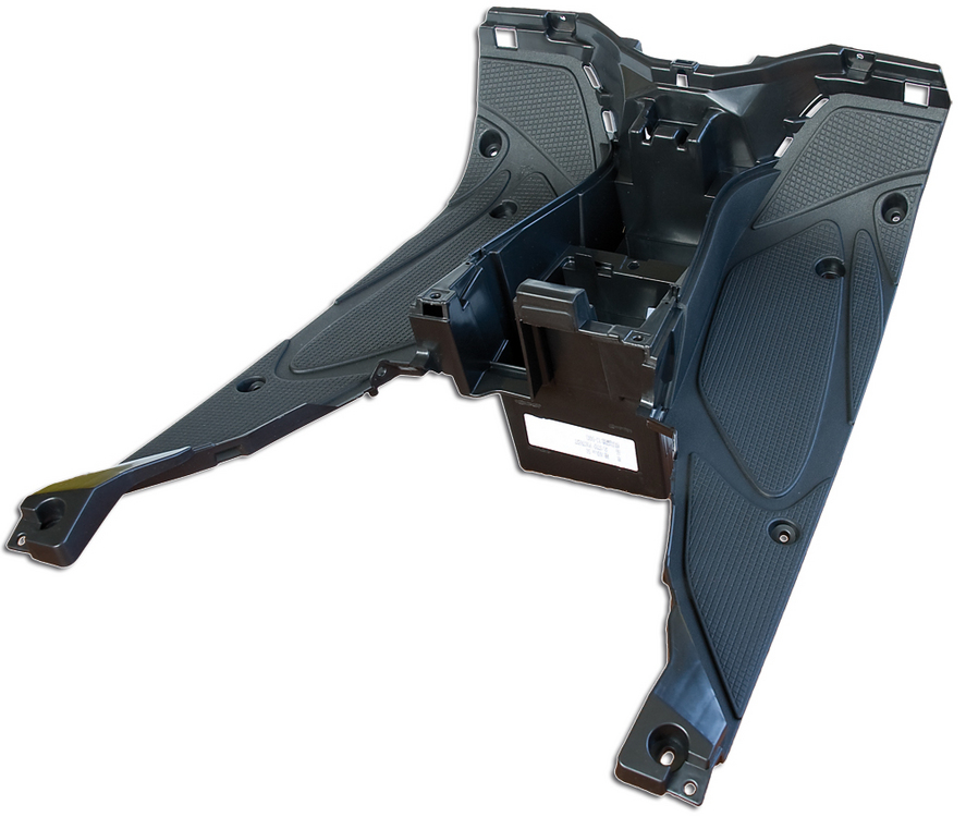 Carena podea sup.Yamaha Aerox, Nitro neagra-0