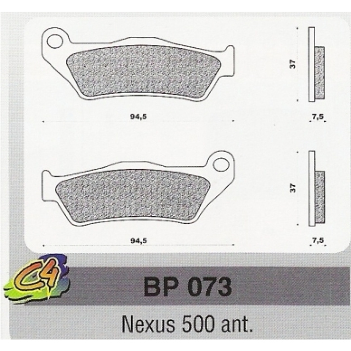 Placute Frana Gilera Nexus 500 fata Placute frana Nexus 500 ant.-0