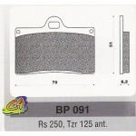 Placute frana Aprillia Rs 250, Yamaha Tzr 125 ant-0