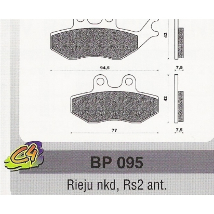 Placute Frana Rieju Rs2 Fata Placute frana Rieju nkd, Rs2 ant.-0