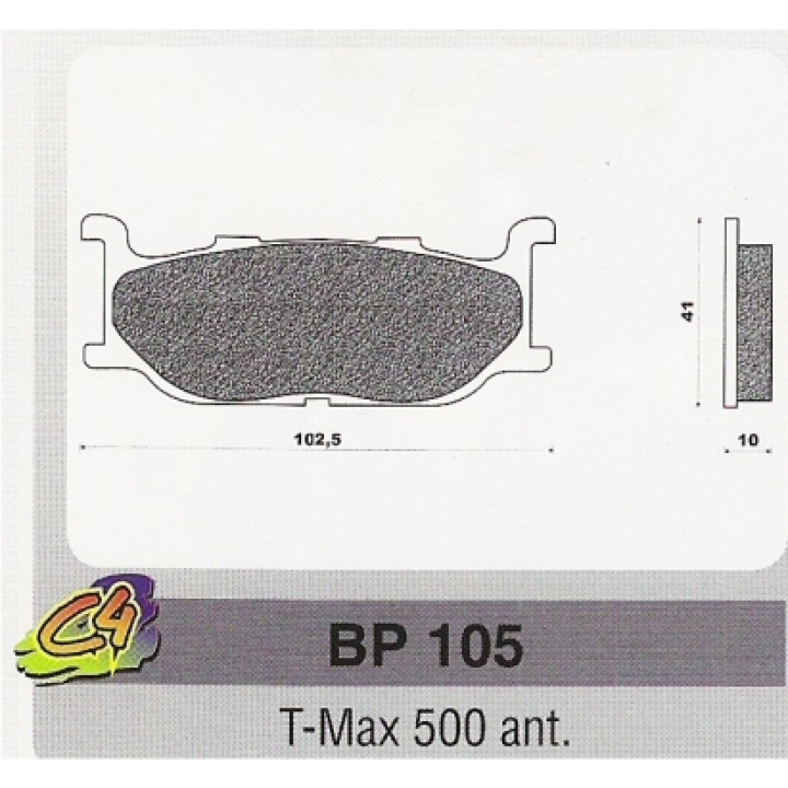 Placute frana T-Max 500 ant.-0