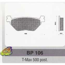 Placute frana T-Max 500 post.-0