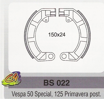 Ferodouri Frana Piaggio Vespa 50cc Primavera 125cc 4 Ferodouri frana Piaggio Vespa 50 Spec.,125 Primavera -0