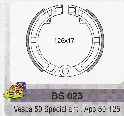 Ferodouri Frana Piaggio Vespa 50 Ape 50-125 4 Ferodouri frana Piaggio Vespa 50 Spec. ant., Ape 50-125-0