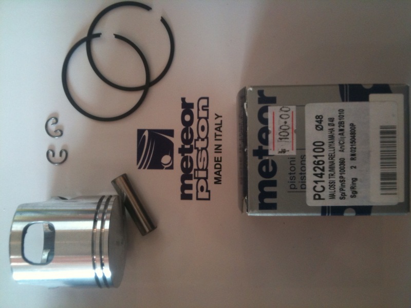 Piston Complet Minarelli Le 125 Diamètre 55 - Neuf, Référence 73747055, Marque PISTONI GOL