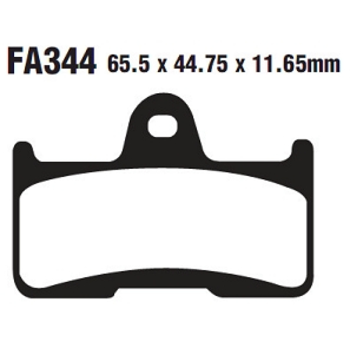 Placute frana moto EBC-0