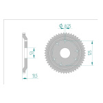 Kit Lant Derbi SM 50 Clasic 1999-2002-3438