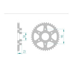 Kit Lant Aprilia 125 Red Rose 1989-1995-3429