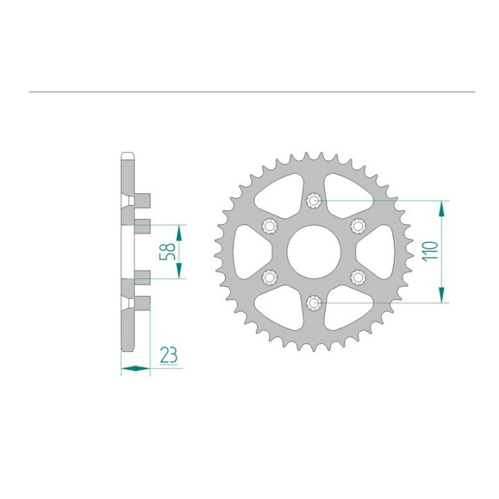 Kit Lant Aprilia 125 Red Rose 1989-1995-3429