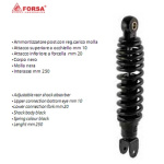 Amortizor spate Malaguti F12 Phantom 250mm-0