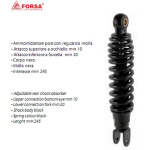 Amortizor spate MBK/Yamaha/Italjet 245mm-0