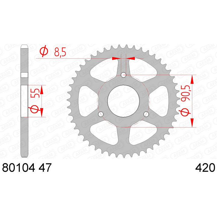 Kit Lant JT Rieju 50 RS2 Matrix 2003 3 Kit lant Rieju 50 RS2 Matrix 2003-5940