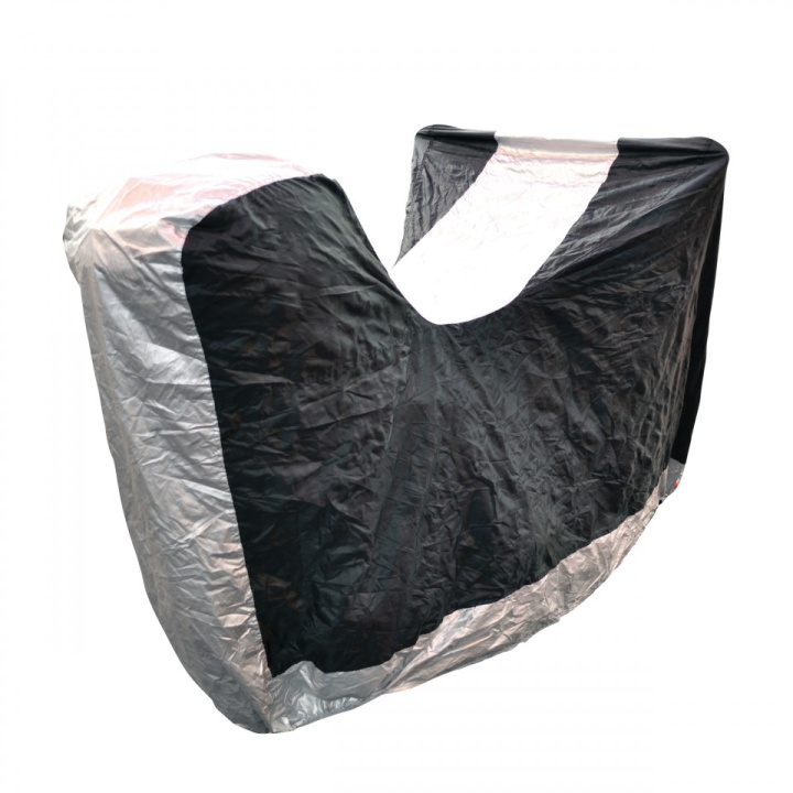 Husa Scuter Aquatex cu Portbagaj 2 Husa scuter Aquatex cu portbagaj negru/argintiu-0