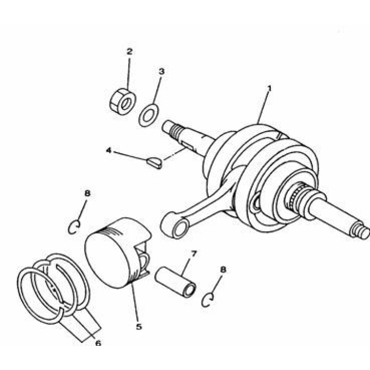 Set segmenti ATV Linhai 300cc 4x4 22506A-0