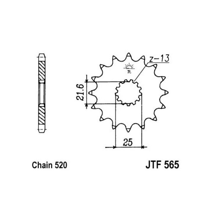 Pinion Fata ATV Yamaha Raptor YFM 660CC Pinion fata Yamaha Raptor 660-0