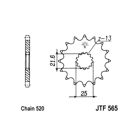Pinion Fata ATV Yamaha Raptor YFM 660CC 4 Pinion fata Yamaha Raptor 660-0