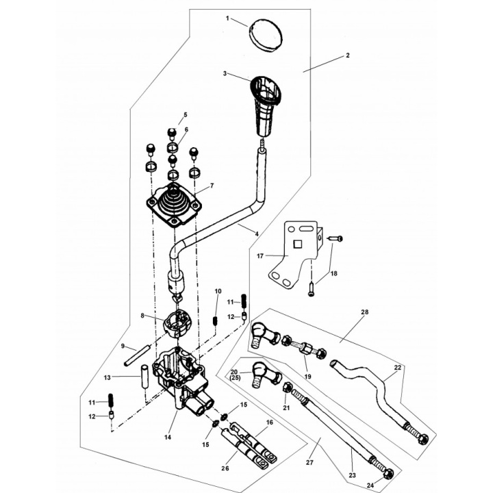 Burduf Schimbator Viteze Linhai 260 400cc 21607 2 Burduf schimbator viteze Linhai 260-400cc 21607-0