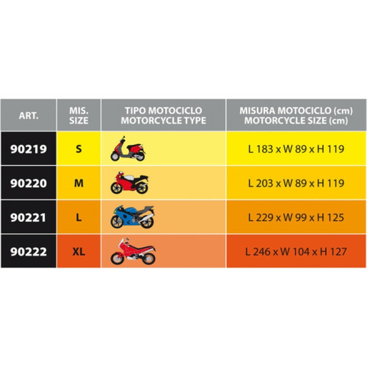 HUSA MOTO VENTURA – M 203x119x89 cm 3