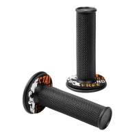 Mansoane de ghidon offroad, negru/portocaliu 4