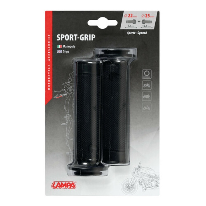 Sport-Grip, Mansoane de Ghidon Universale – negru 3 Sport-Grip, Mansoane de Ghidon Universale – negru 3