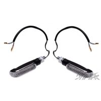 Semnalizari Moto Negru Mat Clear LED 2