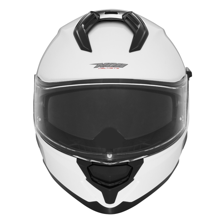 Casca NOX Full Face N304S Alb Lucios – M 2
