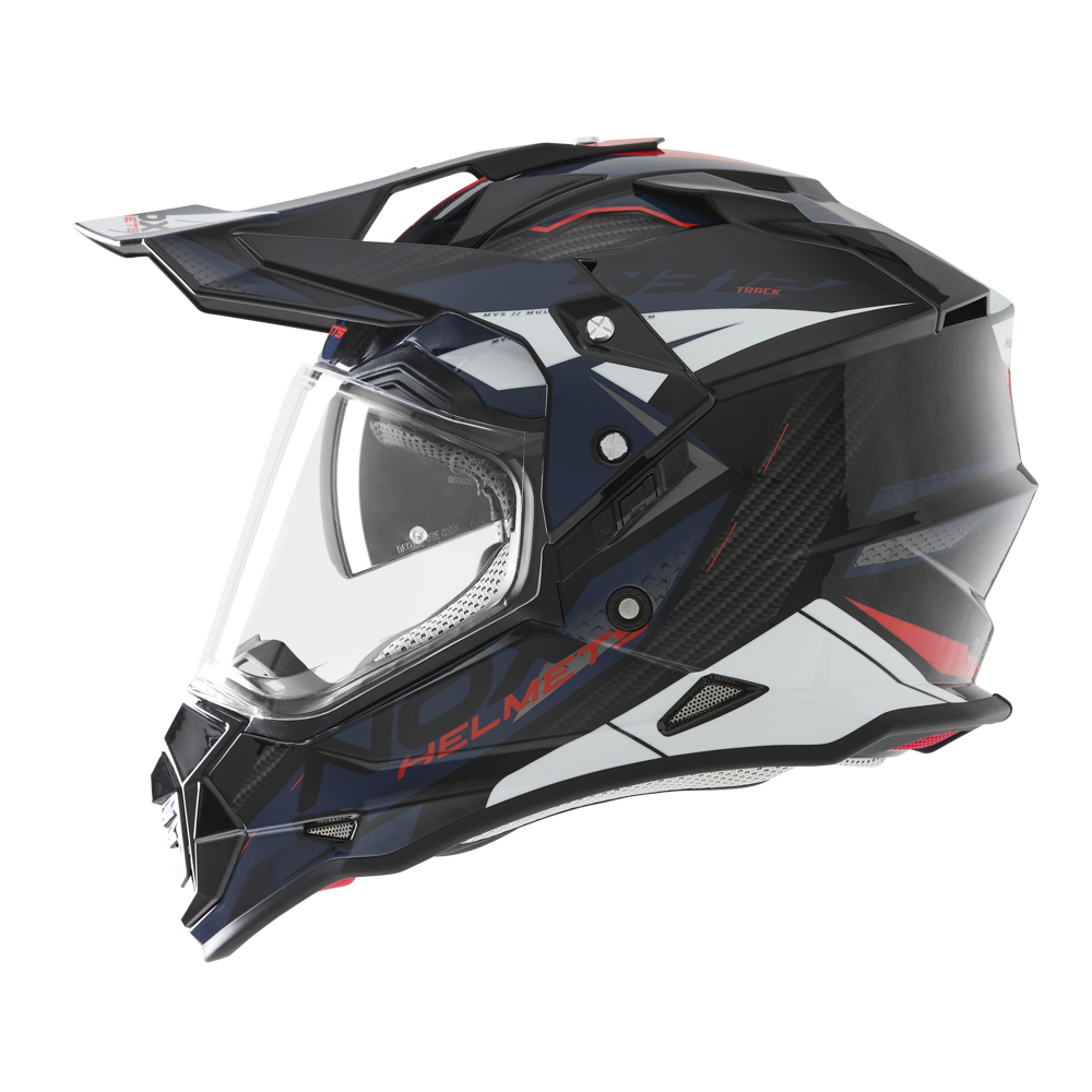 Casca Moto NOX TRAIL N312 TRACK Rosu/Albastru Casca Moto NOX TRAIL N312 TRACK Rosu/Albastru