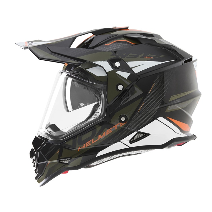 Casca Moto NOX TRAIL N312 TRACK ORANGE KHAKI Lucios Casca Moto NOX TRAIL N312 TRACK ORANGE KHAKI Lucios