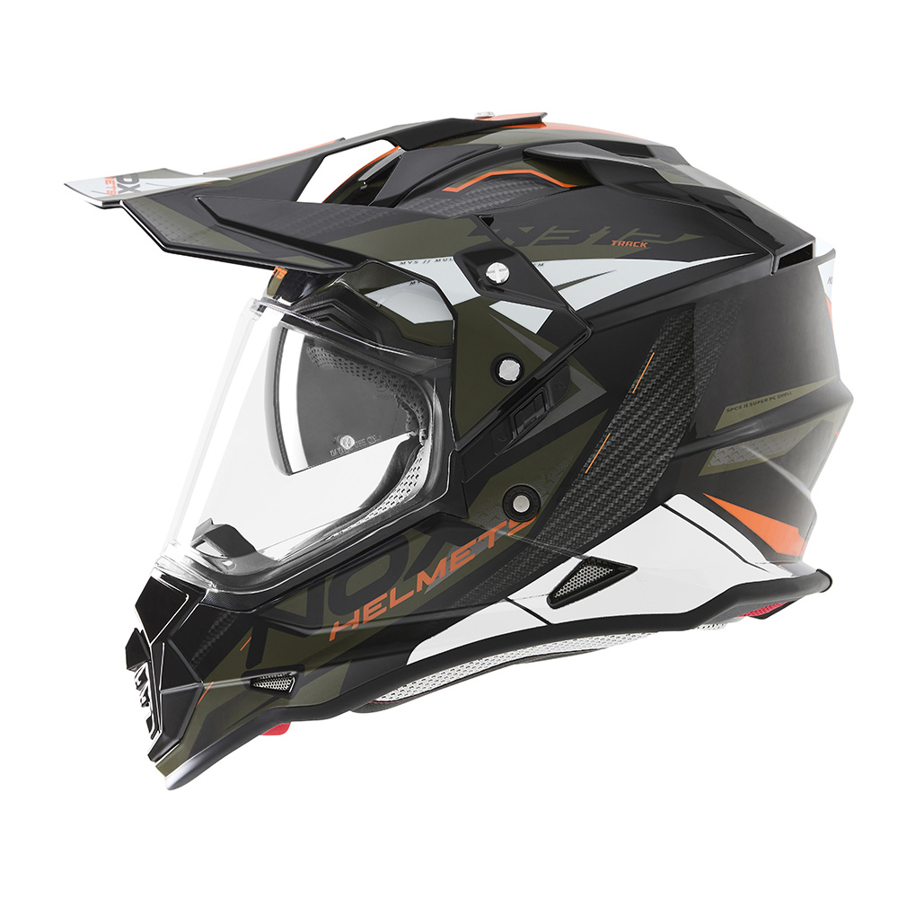 Casca Moto NOX TRAIL N312 TRACK ORANGE KHAKI Lucios Casca Moto NOX TRAIL N312 TRACK ORANGE KHAKI Lucios