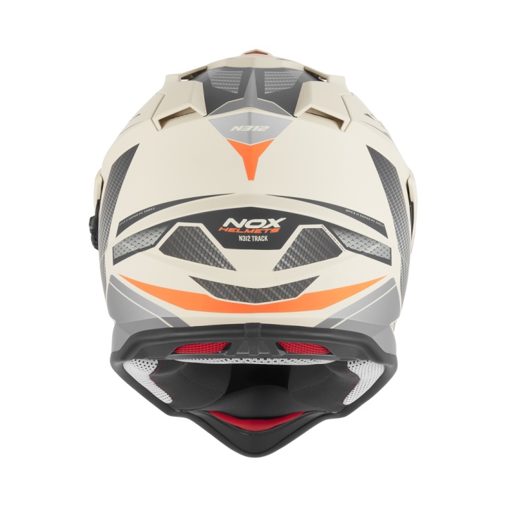 Casca Moto NOX TRAIL N312 TRACK ORANGE SAND MAT 2 Casca Moto NOX TRAIL N312 TRACK ORANGE SAND MAT 2