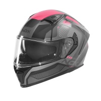 Casca Moto NOX FULL FACE N402 MENTOR Negru/Gri/Roz Lucios 8