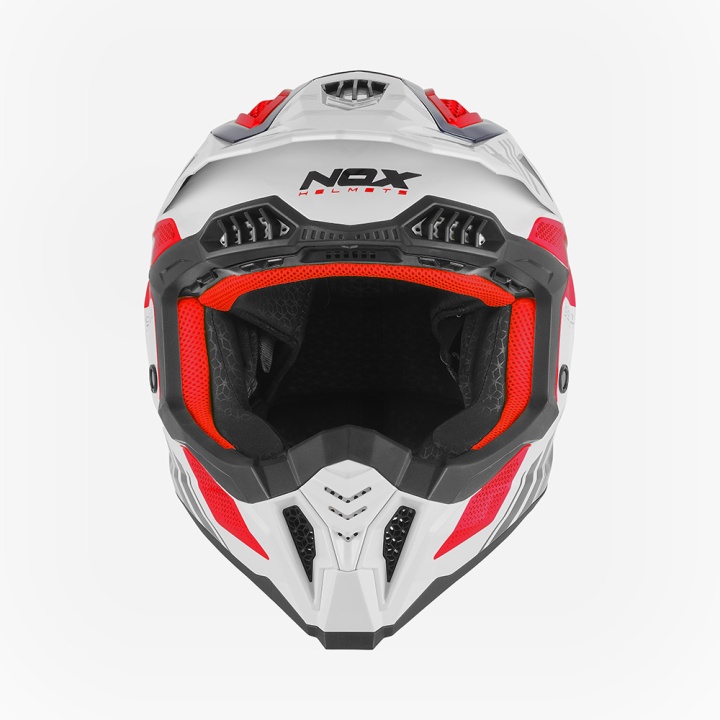 Casca Moto NOX MX N634 STORM Alb/Rosu/Albastru Lucios 2 Casca Moto NOX MX N634 STORM Alb/Rosu/Albastru Lucios 2