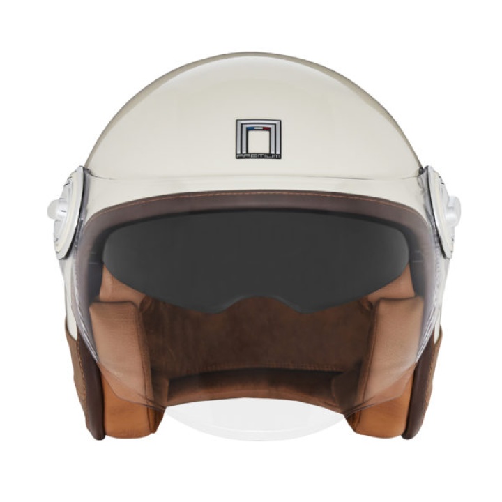 Casca NOX PREMIUM JET HERITAGE CREAM LEATHER BROWN – L 2