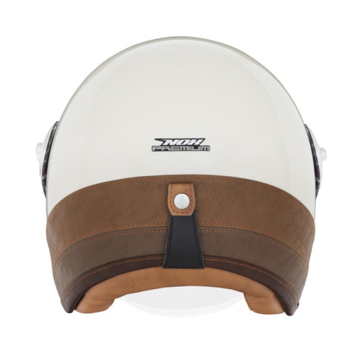 Casca NOX PREMIUM JET HERITAGE CREAM LEATHER BROWN – L 3