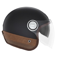 Casca Jet NOX PREMIUM HERITAGE Leather Negru-Maro – M 6 Casca Jet NOX PREMIUM HERITAGE Leather Negru-Maro – M 6
