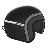 Casca NOX PREMIUM JET NEXT TRAKER Negru Mat Titan – L 6