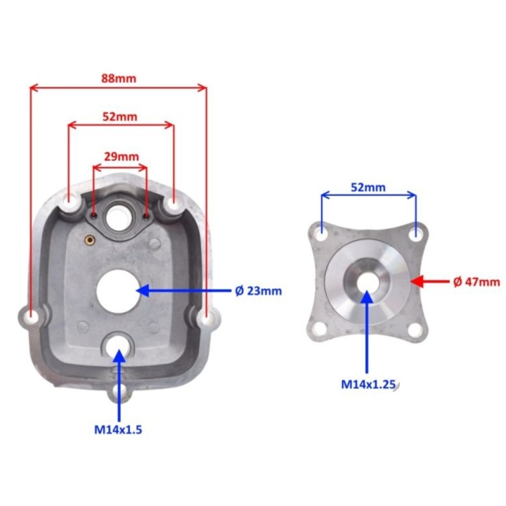 Chiuloasa 70cc H2O Aprilia RS50 Derbi GPR50 Senda Gilera RZR50 SM 2 Chiuloasa 70cc H2O Aprilia RS50 Derbi GPR50 Senda Gilera RZR50 SM 2
