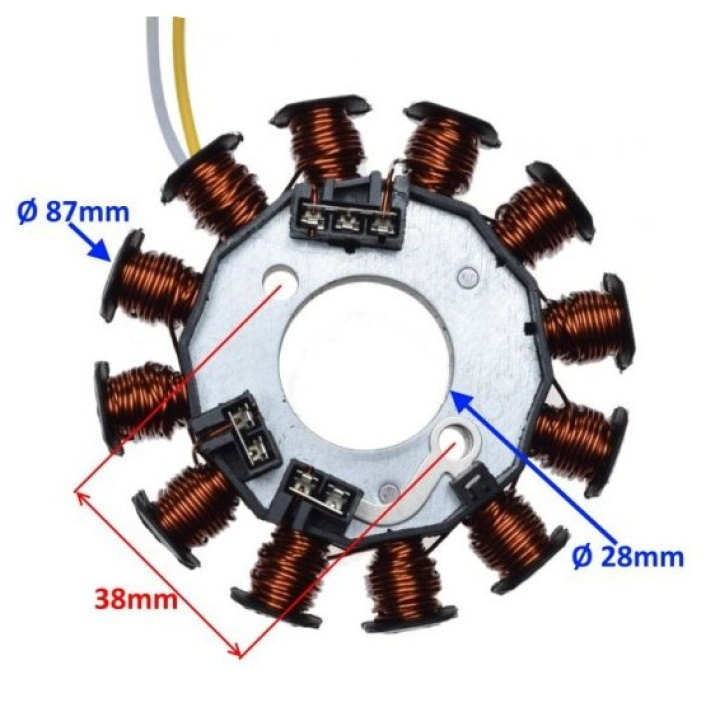 Stator Yamaha Booster Nitro 2004 49cc 2T 2 Stator Yamaha Booster Nitro 2004 49cc 2T 2