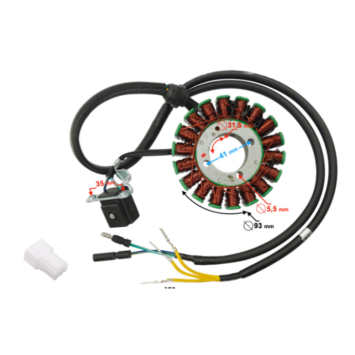 Stator Motocicleta Barton Naked Hyper 125cc Stator Motocicleta Barton Naked Hyper 125cc