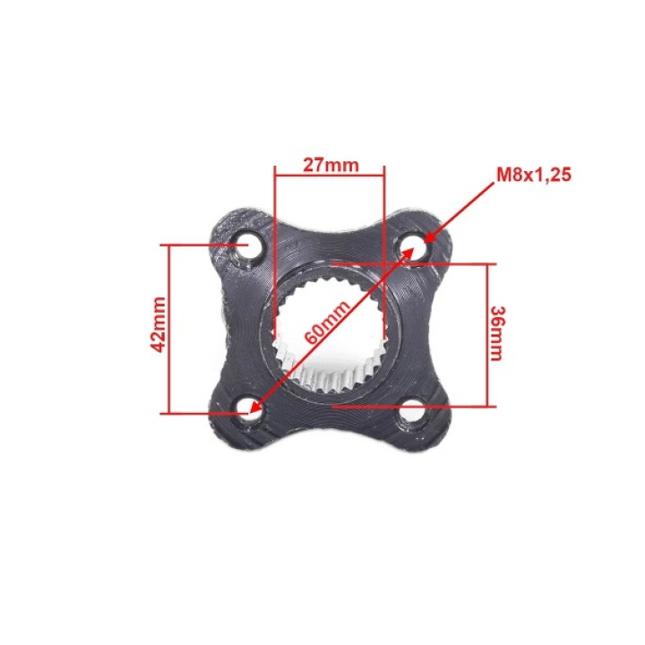 Butuc Ax Spate Atv 125-200cc 2