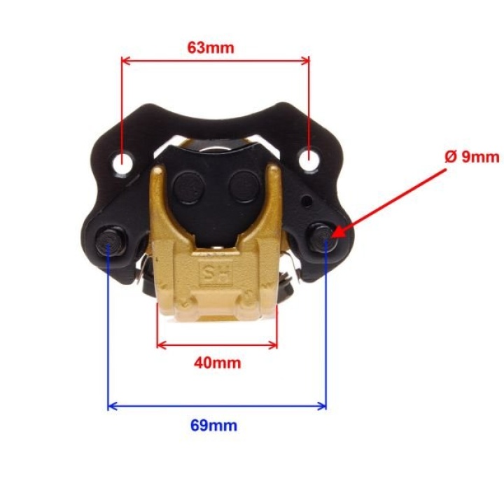 Etrier Frana Fata Stanga ATV Bashan 200cc 250cc 2