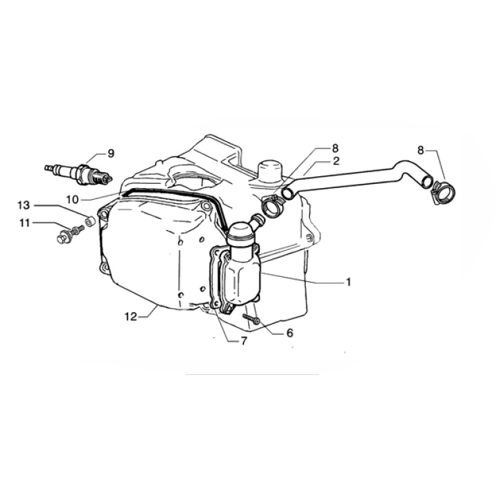 Garnitura Capac Distributie Piaggio Beverly X8 125 200 250cc 2 Garnitura Capac Distributie Piaggio Beverly X8 125 200 250cc 2