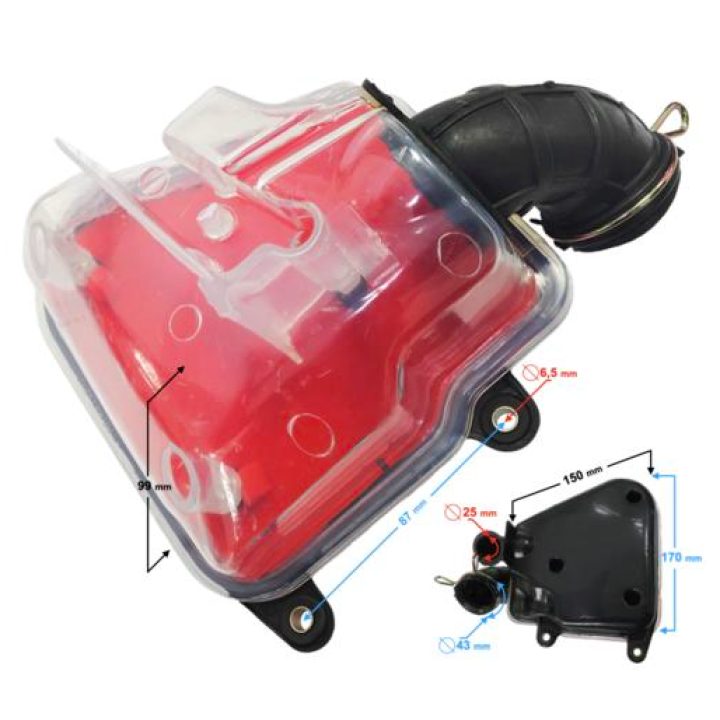 Filtru Aer Yamaha Aerox Malaguti 49cc Transparent Filtru Aer Yamaha Aerox Malaguti 49cc Transparent